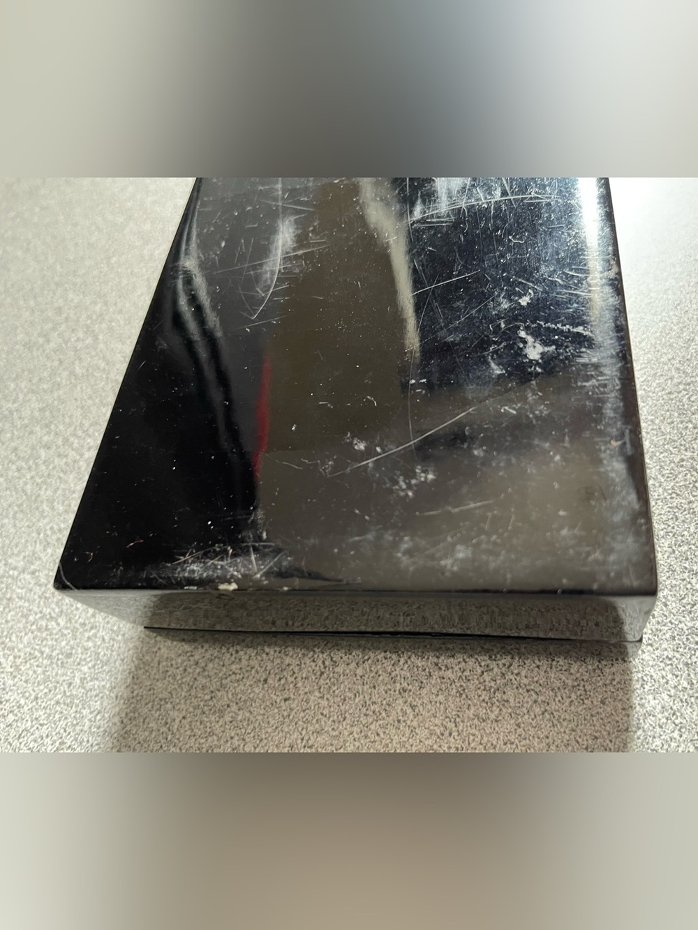 Vintage Mother of Pearl Floral Black Decorative Box - Picture 10 of 14